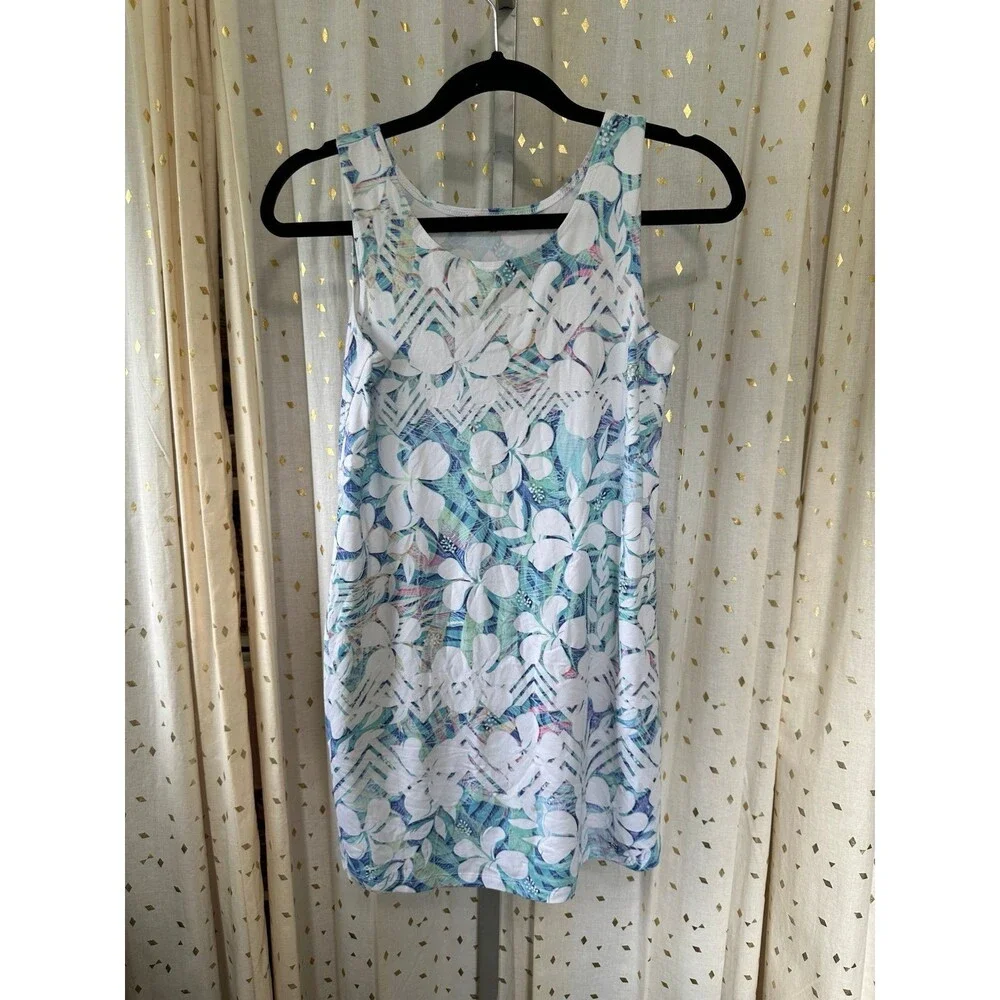 Sassy Nene Girls Hawaiian Inspired Plumeria Watercolor Floral Sundress 10